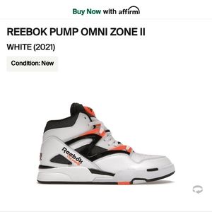 Reebok pumps 2021